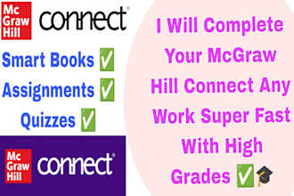 tutor you in mcgraw hill connect any work