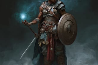 draw illustration dnd character art for you