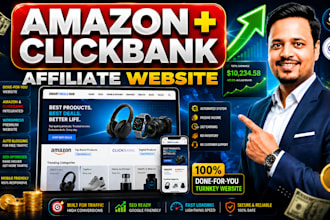create autopilot amazon affiliate website with clickbank