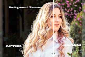 do professional background removal and compositing