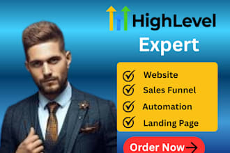 gohighlevel funnel go high level automation gohighlevel expert landing page ghl