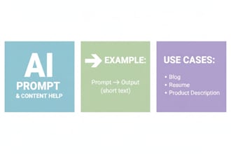 create ai prompts or rewrite content