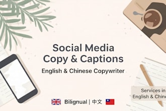 write short social media captions and content ideas