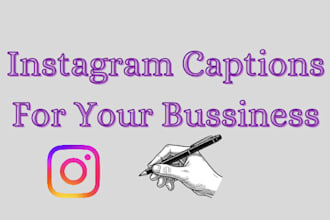 write engaging instagram captions for your business