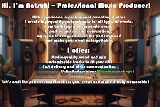 make a custom music for your events