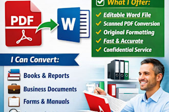 professional PDF to word conversion