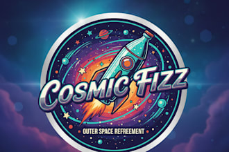 design a fresh and eye catching soda logo for your brand