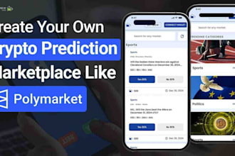 decentralized prediction platform, polymarket clone prediction market web3 dapp