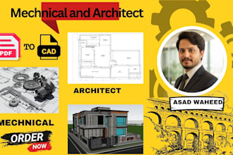 do mechanical and architectural design solutions in autocad and solidworks