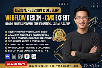 webflow website design cms integration, webflow developer webflow cms setup