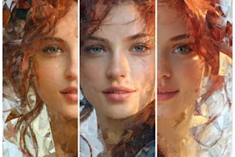 fix, enhance, and over paint your ai art
