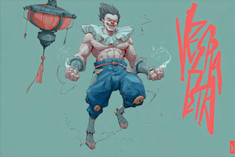 design a concept art character or object