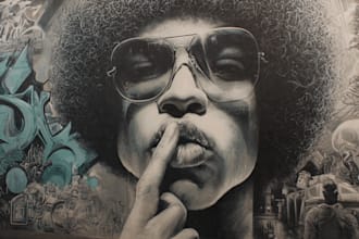 create custom graffiti art designs murals and wall arts