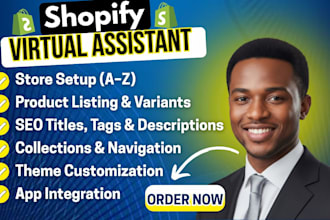do shopify virtual assistant shopify store manager shopify va store management
