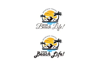 make entertainer logo for vacation home biz craves a coastal