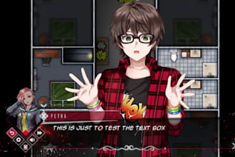 create a renpy visual novel or dating sim game from your story