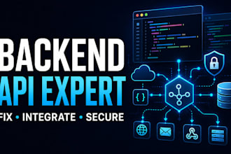 develop or fix backend apis and integrations