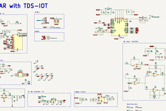 idesign and program a custom esp32 or arduino pcb with sensors and gerber