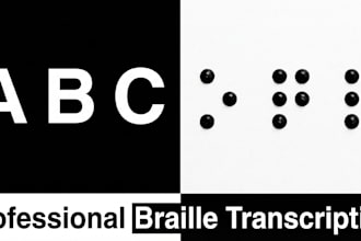 provide accurate text to braille transcription and formatting