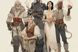 draw your dnd party
