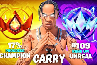 carry you to unreal rank in fortnite ranked reload