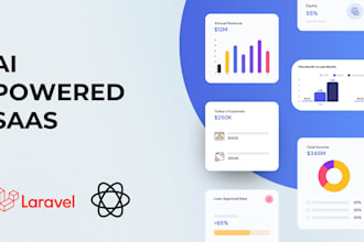 build an ai powered saas application using laravel and react
