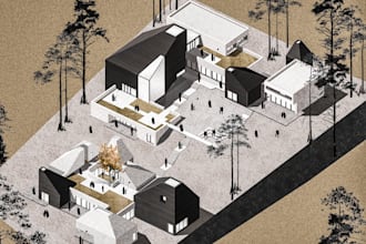 create 2d representation and 3d axonometric view