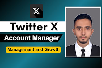 twitter manager for organic growth x marketing and promotion