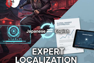 translate and subtitle japanese anime, games, software and ecommerce content