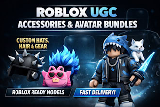 create custom roblox ugc accessories and avatar bundles