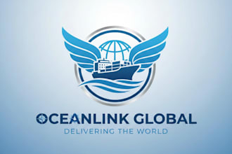 design a modern and professional shipping logo for your brand