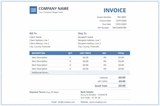 create custom UK business document templates contracts invoices plans