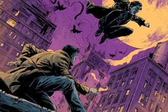 comic book illustration with comic book illustrator