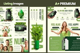 design an amazon, shopify, etsy product product infographic listing images