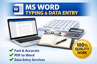 do ms word typing and formatting
