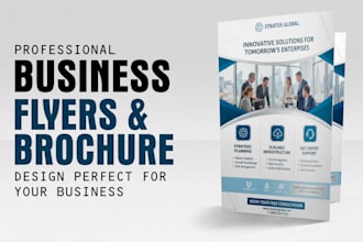 design a professional business flyer for your company
