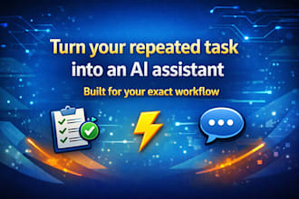 build a custom ai assistant tailored to your task