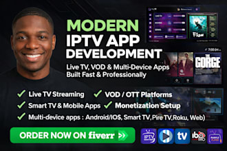rebrand iptv app tivimate with admin panel and logo