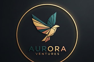 design a modern and trendy logo for your brand