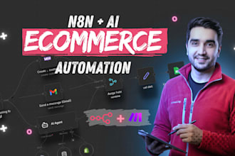 build n8n ai workflows for ecommerce automation