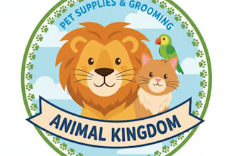 design a cute and professional pet store logo for your brand