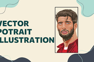 make vector potrait illustration from your picture