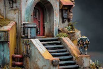 print and paint your miniatures warhammer 40k, action