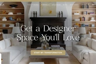 design squarespace interior website home staging website logistics website