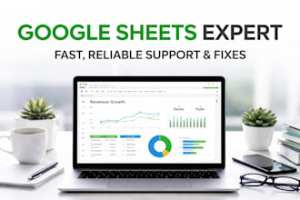 clean up and improve data, formulas, and visualizations in google sheets
