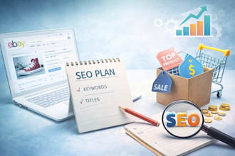 optimize your ebay listings with SEO titles and keywords