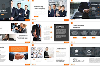 design a professional powerpoint presentation or prezi presentation for you