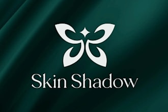 design a unique and elegant butterfly logo for your brand