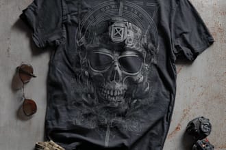 typography t shirt and custom graphic bulk t shirt design