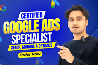 setup, optimize and manage google ads PPC, pmax campaigns